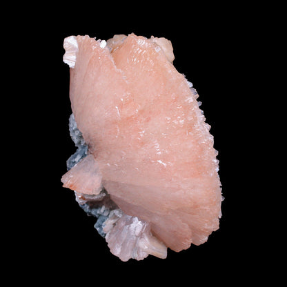 Pink Heulandite Crystal Cluster on Chalcedony – Jalgaon Zeolite Specimen # B 7179 Heulandite Superb Minerals 