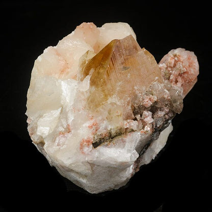 Powellite with Stilbite Rare Find Natural Mineral Specimen # B 7055 Powellite Superb Minerals 