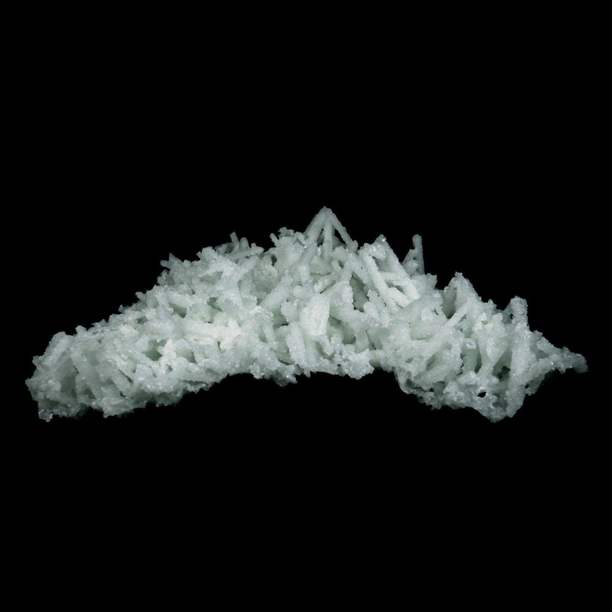 Prehnite Pseudomorphed Rare Find Natural Mineral Specimen # B 4714  https://www.superbminerals.us/products/prehnite-pseudomorphed-rare-find-natural-mineral-specimen-b-4714  Features: Pretty mint-green prehnite has pseudomorphed elongated laumontite c