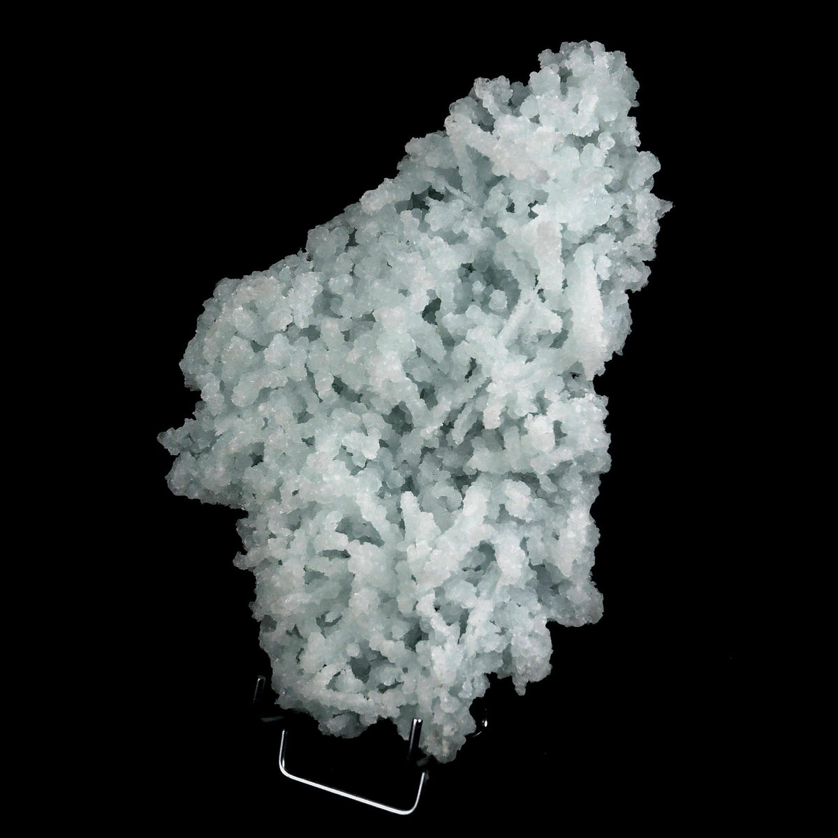 Prehnite Rare Find Natural Mineral Specimen # B 4598  https://www.superbminerals.us/products/prehnite-rare-find-natural-mineral-specimen-b-4598  Features:Precious jackstraw cluster of elongated laumontite crystals that pseudomorphed from mint-green,