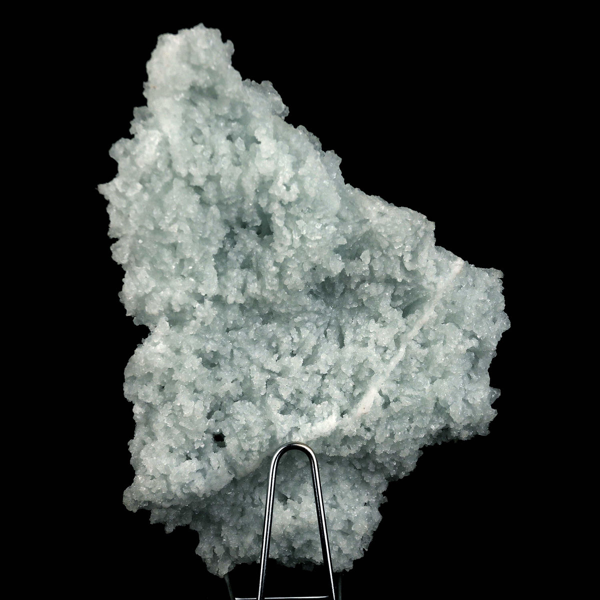 Prehnite Rare Find Natural Mineral Specimen # B 4598  https://www.superbminerals.us/products/prehnite-rare-find-natural-mineral-specimen-b-4598  Features:Precious jackstraw cluster of elongated laumontite crystals that pseudomorphed from mint-green,