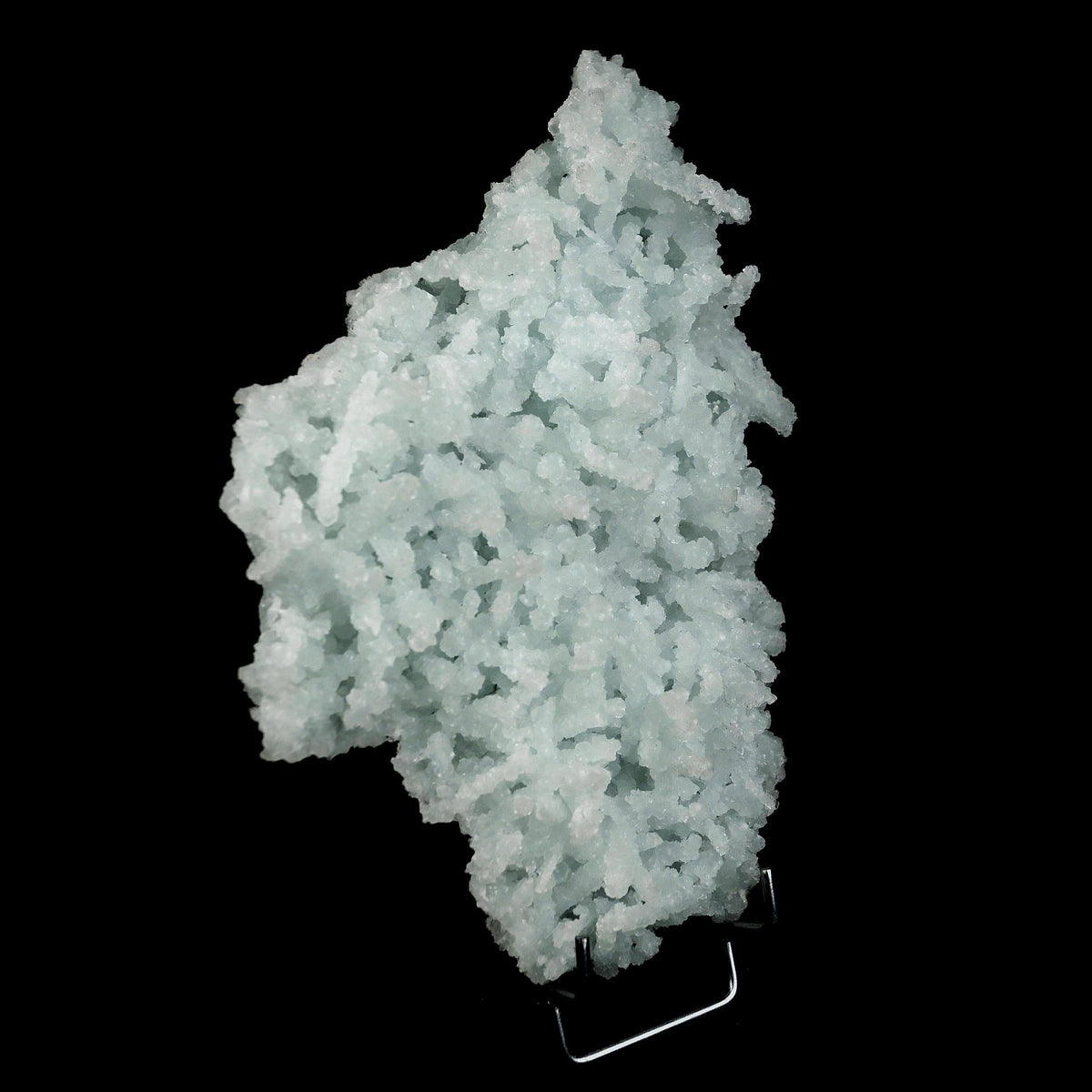 Prehnite Rare Find Natural Mineral Specimen # B 4598  https://www.superbminerals.us/products/prehnite-rare-find-natural-mineral-specimen-b-4598  Features:Precious jackstraw cluster of elongated laumontite crystals that pseudomorphed from mint-green,