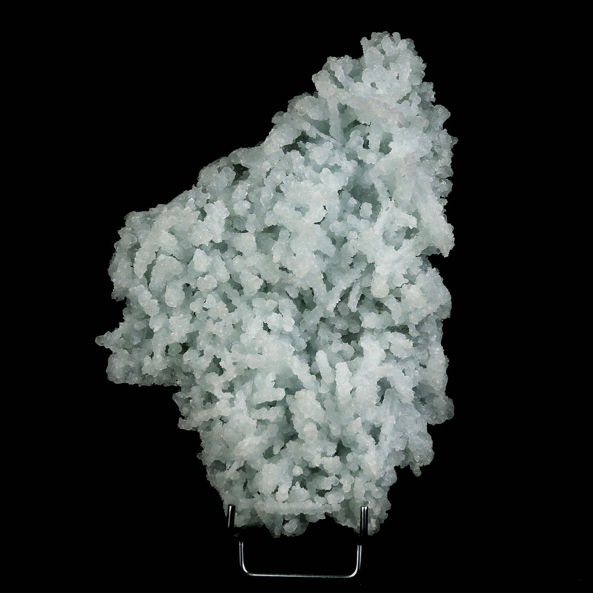 Prehnite Rare Find Natural Mineral Specimen # B 4598  https://www.superbminerals.us/products/prehnite-rare-find-natural-mineral-specimen-b-4598  Features:Precious jackstraw cluster of elongated laumontite crystals that pseudomorphed from mint-green,