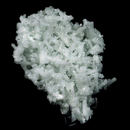 Prehnite Rare Find Natural Mineral Specimen # B 4819  https://www.superbminerals.us/products/prehnite-rare-find-natural-mineral-specimen-b-4808  Features: Precious jackstraw cluster of elongated laumontite crystals that pseudomorphed from mint-green,