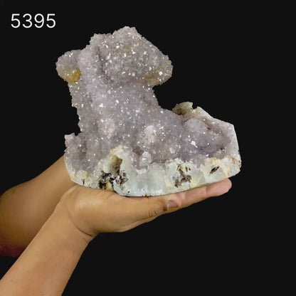 Amethyst Sparkling Cactus Formation Natural Mineral Specimen # B 5395