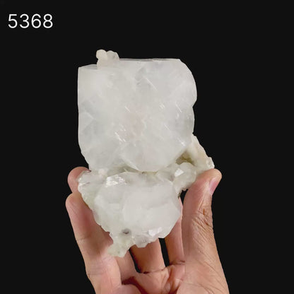 Apophyllite Cube with chalcedony Natural Mineral Specimen # B 5368
