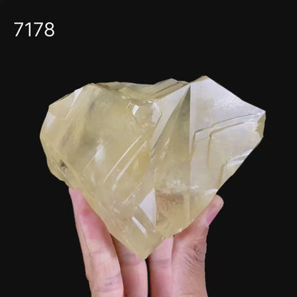 Collectors Grade - Gemmy Calcite Rare Natural Indian Mineral Specimen # B 7178