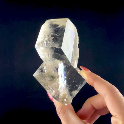 Clear Calcite Natural Mineral Specimen from Jalgaon, Maharashtra DKT87