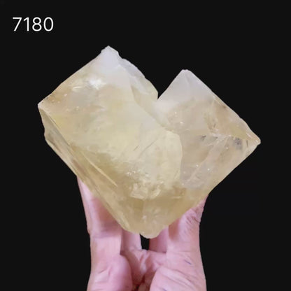 Collectors Grade - Gemmy Calcite Rare Natural Indian Mineral Specimen # B 7180