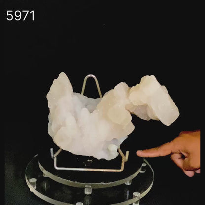 Calcite Coated with Chalcedony Natural Mineral Specimen # B 5971