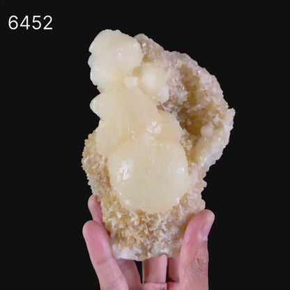 Stellerite with Stilbite Natural Mineral Specimen # B 6452