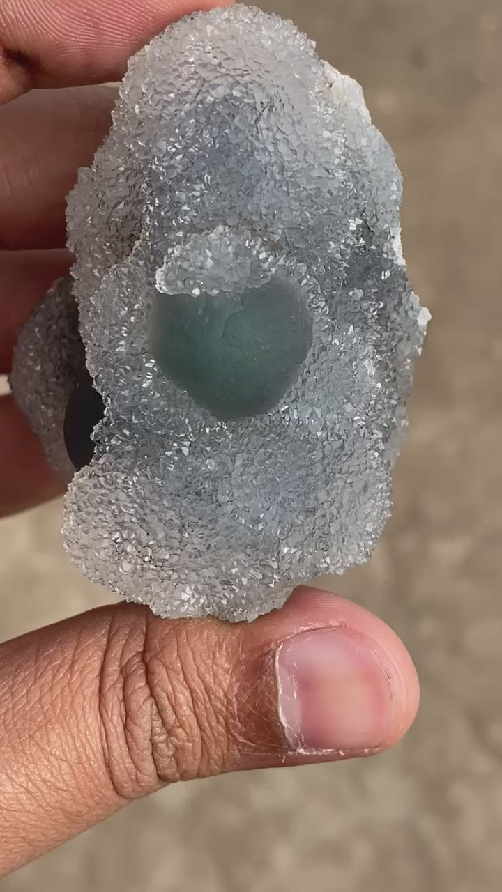 Rare Green Fluorite with MM Quartz Natural Mineral Specimen # B 6966