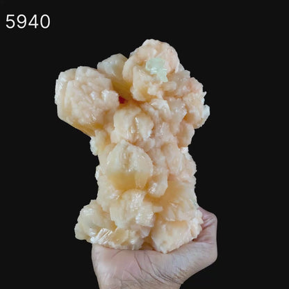 Stilbite Pink Free Standing Natural Mineral Specimen # B 5940