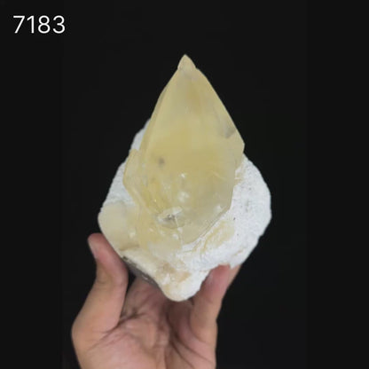 Gemmy Clear Calcite Crystal | Museum Grade Collector Mineral Specimen # B 7183