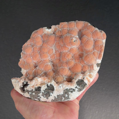 Very Rare Orange Thomsonite Self-Standing Crystal Specimen | Nashik, India | Collector Mineral # DKT3