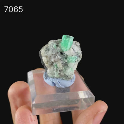 Emerald on Matrix – Premium Colombian Natural Specimen # B 7165