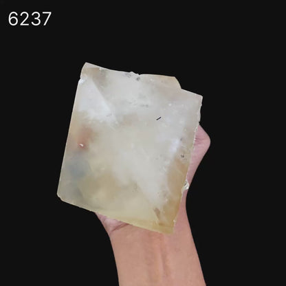 Calcite Cube with MM Quartz Natural Mineral Specimen # B 6237