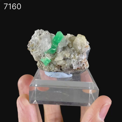 Emerald on Matrix – Premium Colombian Natural Specimen # B 7160