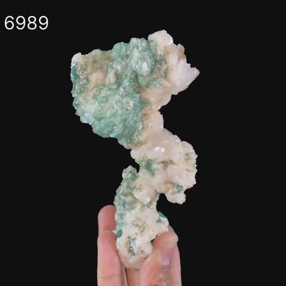Heulandite Bow with Stilbite Natural Mineral Specimen # B 6989