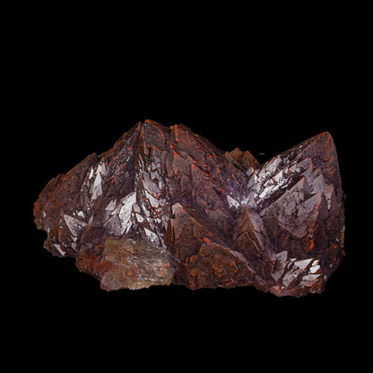 Rare Alien Amethyst with Red Hematite Natural Mineral Specimen # B 7100