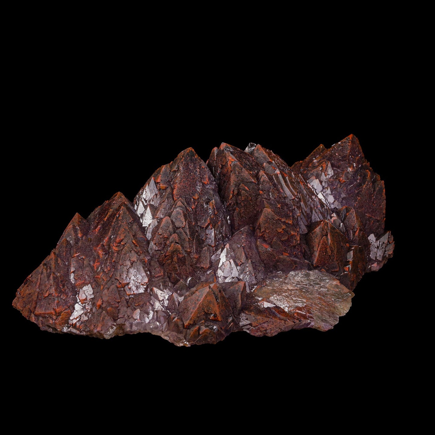 Rare Alien Amethyst with Red Hematite Natural Mineral Specimen # B 7100