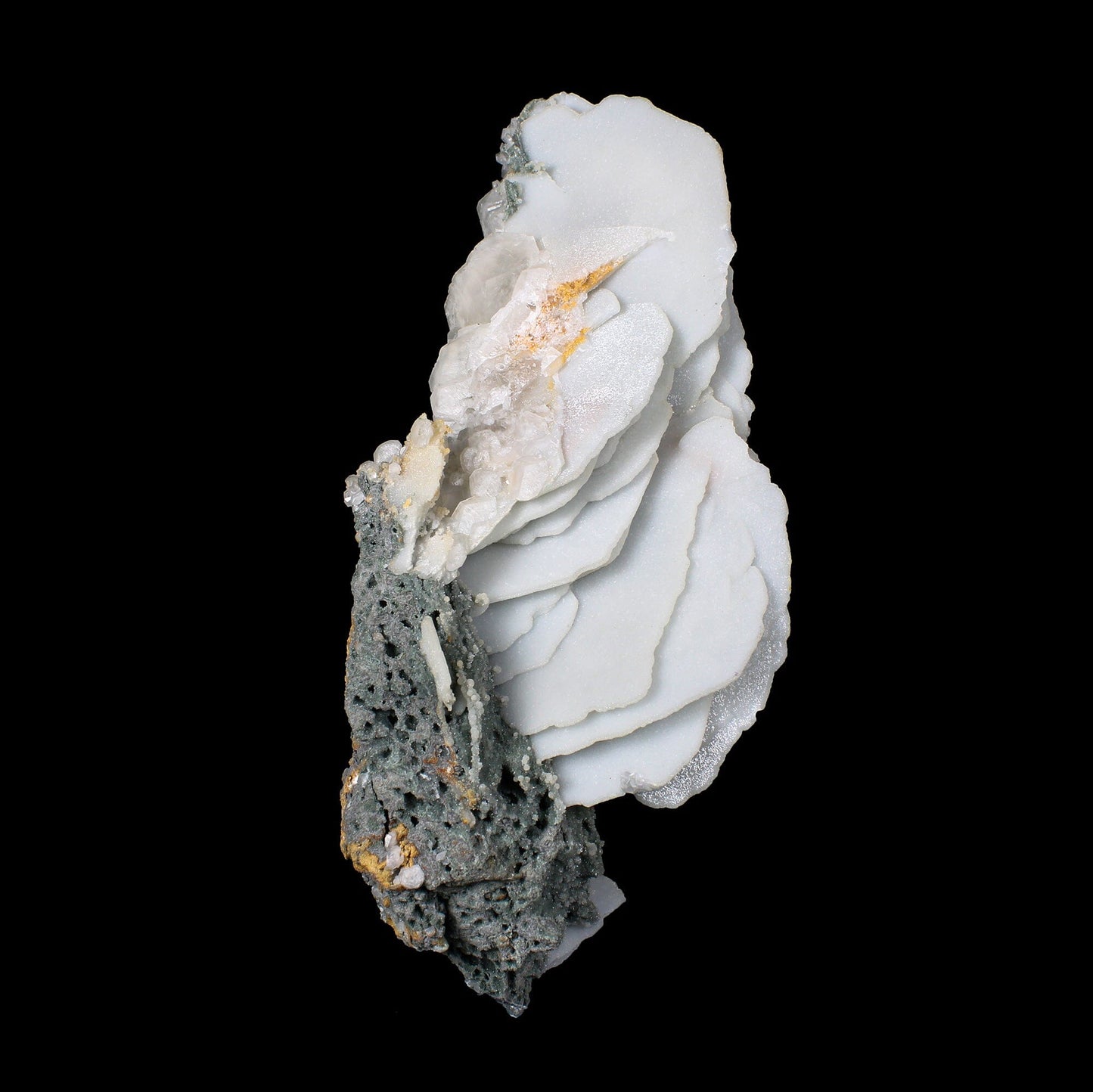 Rare Blade Calcite – Red Fluorescent Natural Mineral Specimen from Mumbai # B 7173 Calcite Superb Minerals 