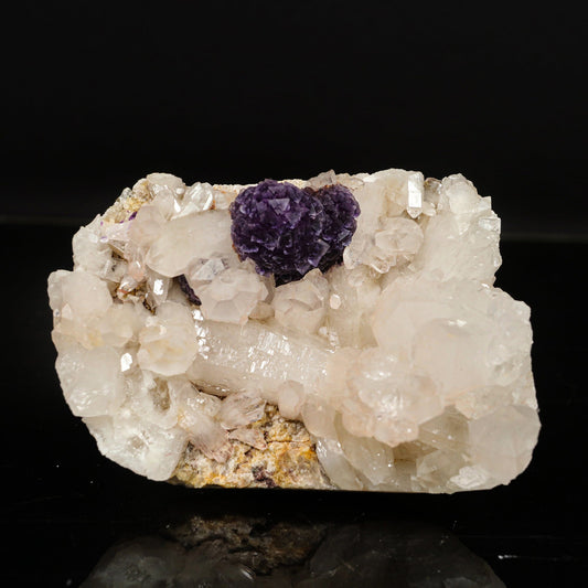 Rare Blue Fluorite with Quartz Natural Mineral Specimen # B 6757 Fluorite Superb Minerals 