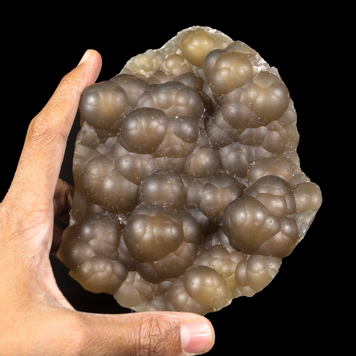 Rare Botryoidal Agatized Chalcedony Mineral Specimen – Natural Indian Crystal Cluster for Collectors # B 7066 Thomsonite Superb Minerals 