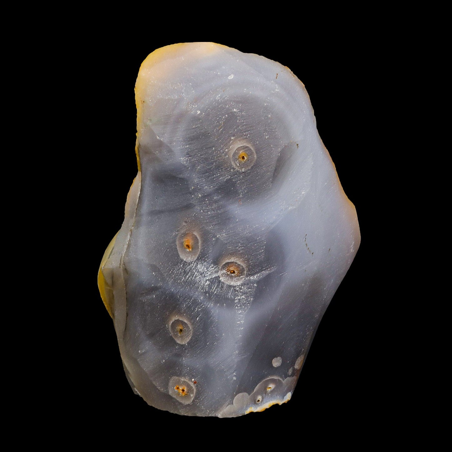 Rare Botryoidal Agatized Chalcedony Mineral Specimen – Natural Indian Crystal Cluster for Collectors # B 7072 Thomsonite Superb Minerals 