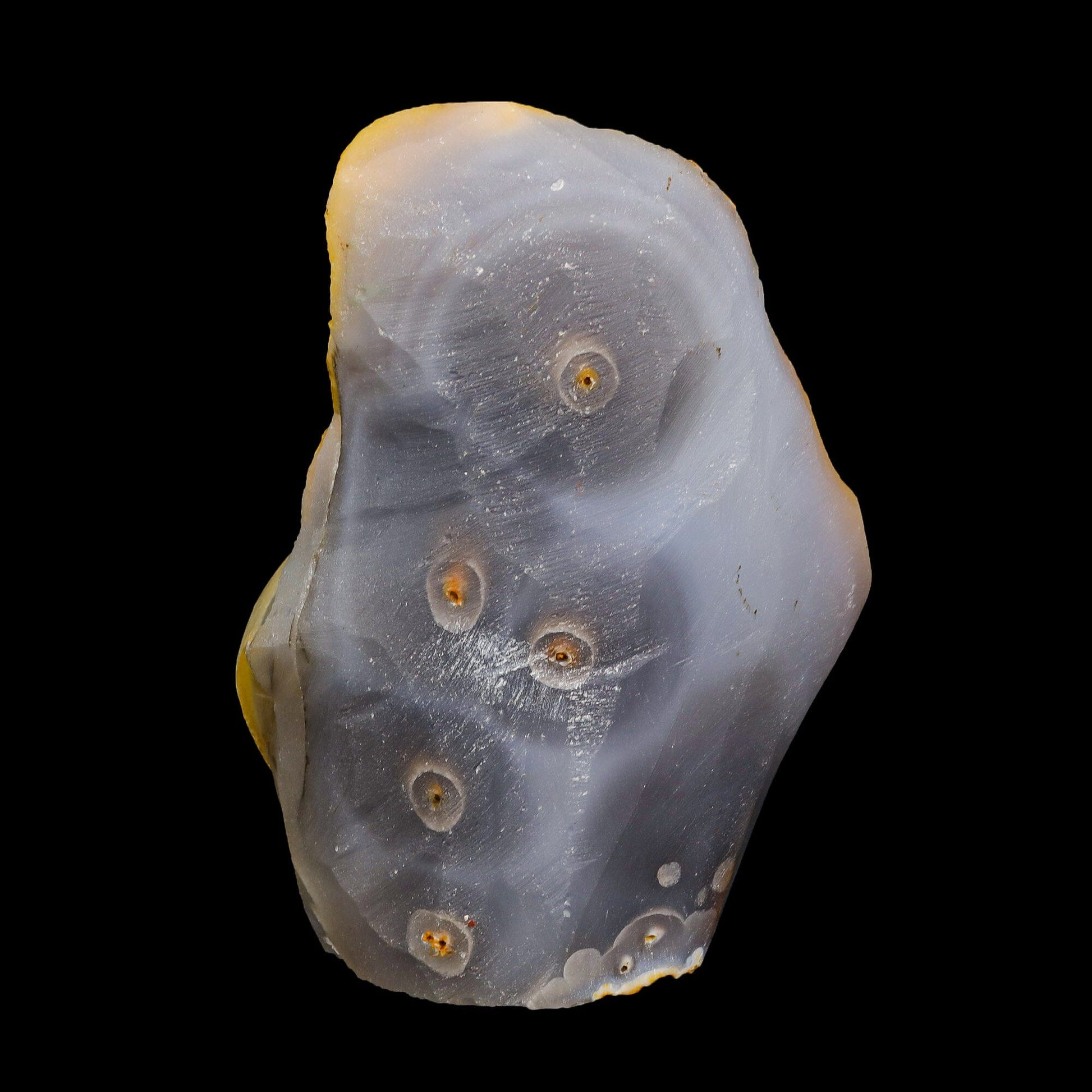 Rare Botryoidal Agatized Chalcedony Mineral Specimen – Natural Indian Crystal Cluster for Collectors # B 7072 Thomsonite Superb Minerals 