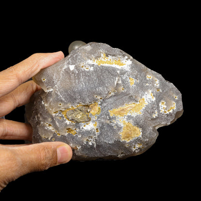 Rare Botryoidal Agatized Chalcedony Mineral Specimen – Natural Indian Crystal Cluster for Collectors # B 7077 Thomsonite Superb Minerals 