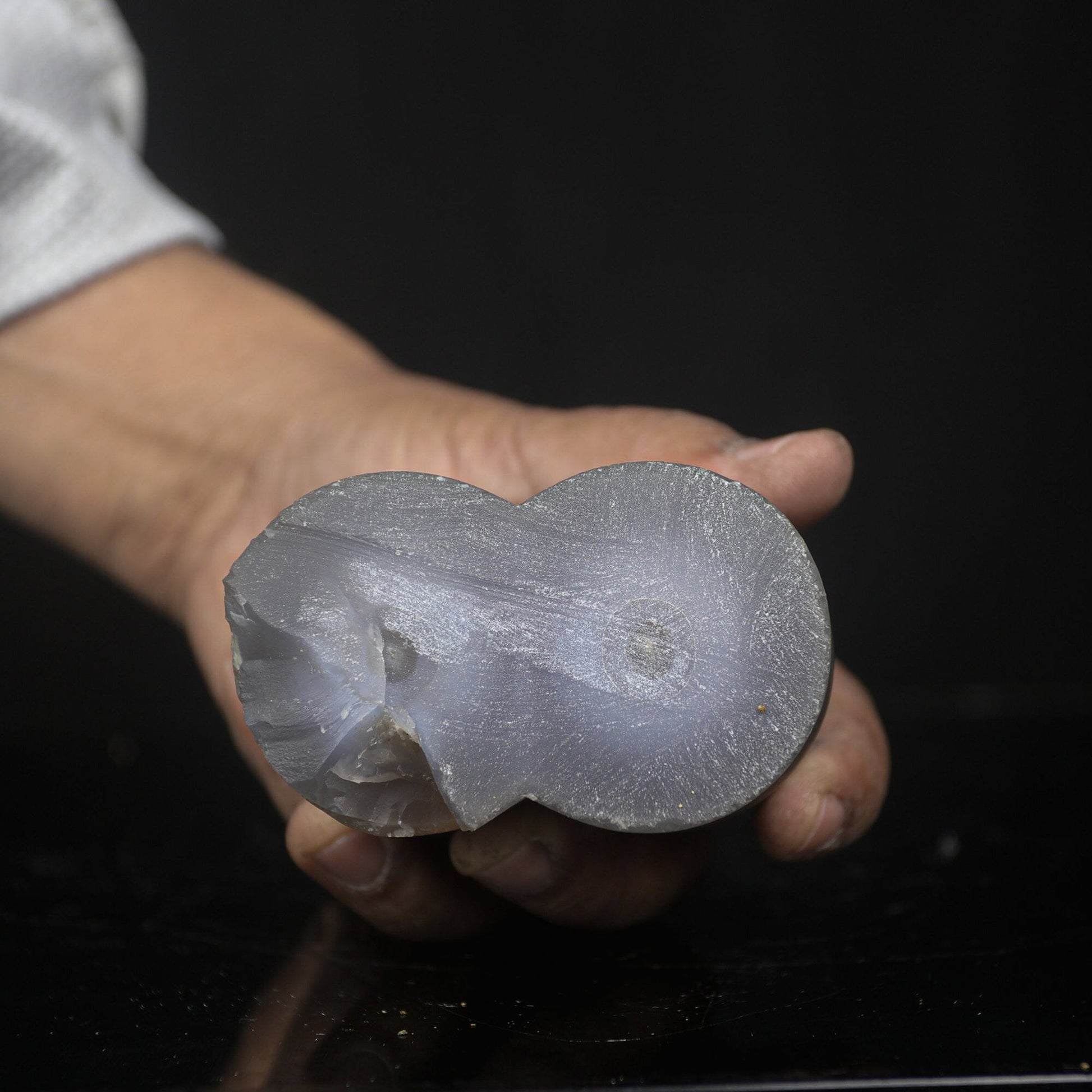 Rare Botryoidal Agatized Chalcedony Mineral Specimen – Natural Indian Crystal Cluster for Collectors # USA 3 Chalcedony Superb Minerals 