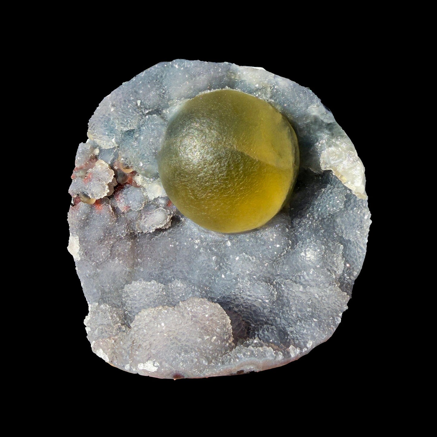 Rare Botryoidal Fluorite on Quartz Crystal Cluster – Nashik India Natural Mineral Specimen # DKT12 Fluorite Superb Minerals 