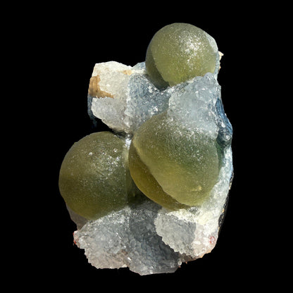 Rare Botryoidal Green Fluorite on Crystal Matrix – Natural Indian Mineral Specimen | Collector Grade | # DKT23