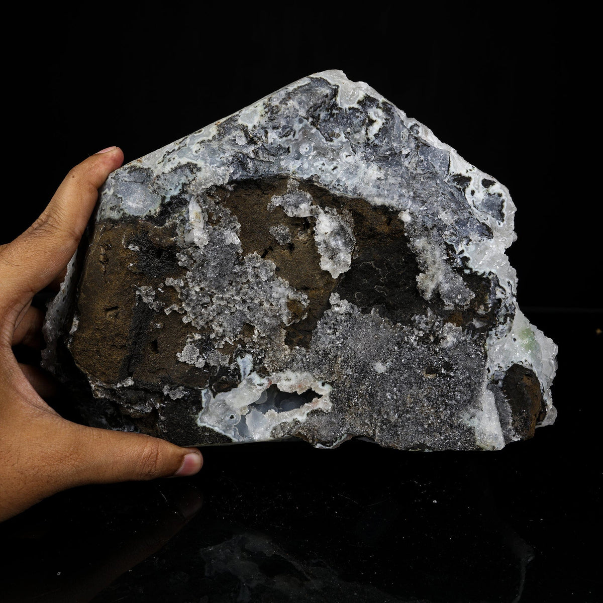 Rare Brown Stellerite Sheaves on Shimmering Apophyllite & Quartz Matrix – # B 7244 Stellerite Superb Minerals 