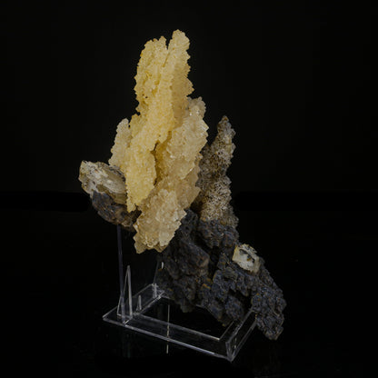 Rare Calcite with Chalcedony | Unique Indian Mineral Formation# B 7080
