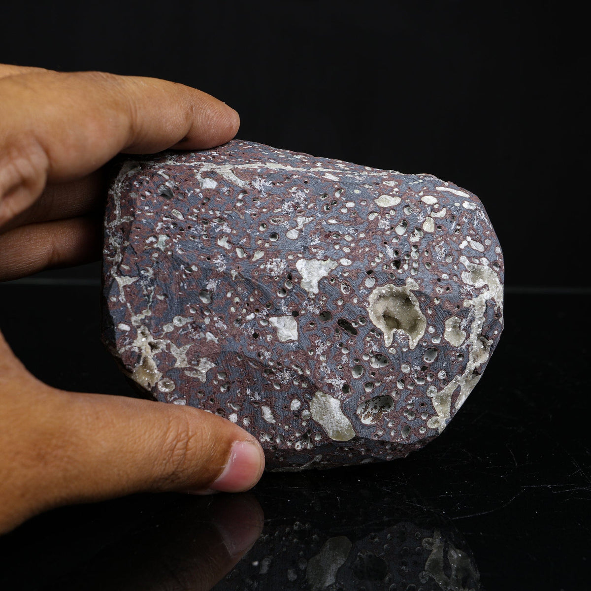 Rare Cavansite on Shimmering Heulandite – Lustrous Crystal Mineral Specimen from India | Collector Display Piece # B 7250 Cavansite Superb Minerals 