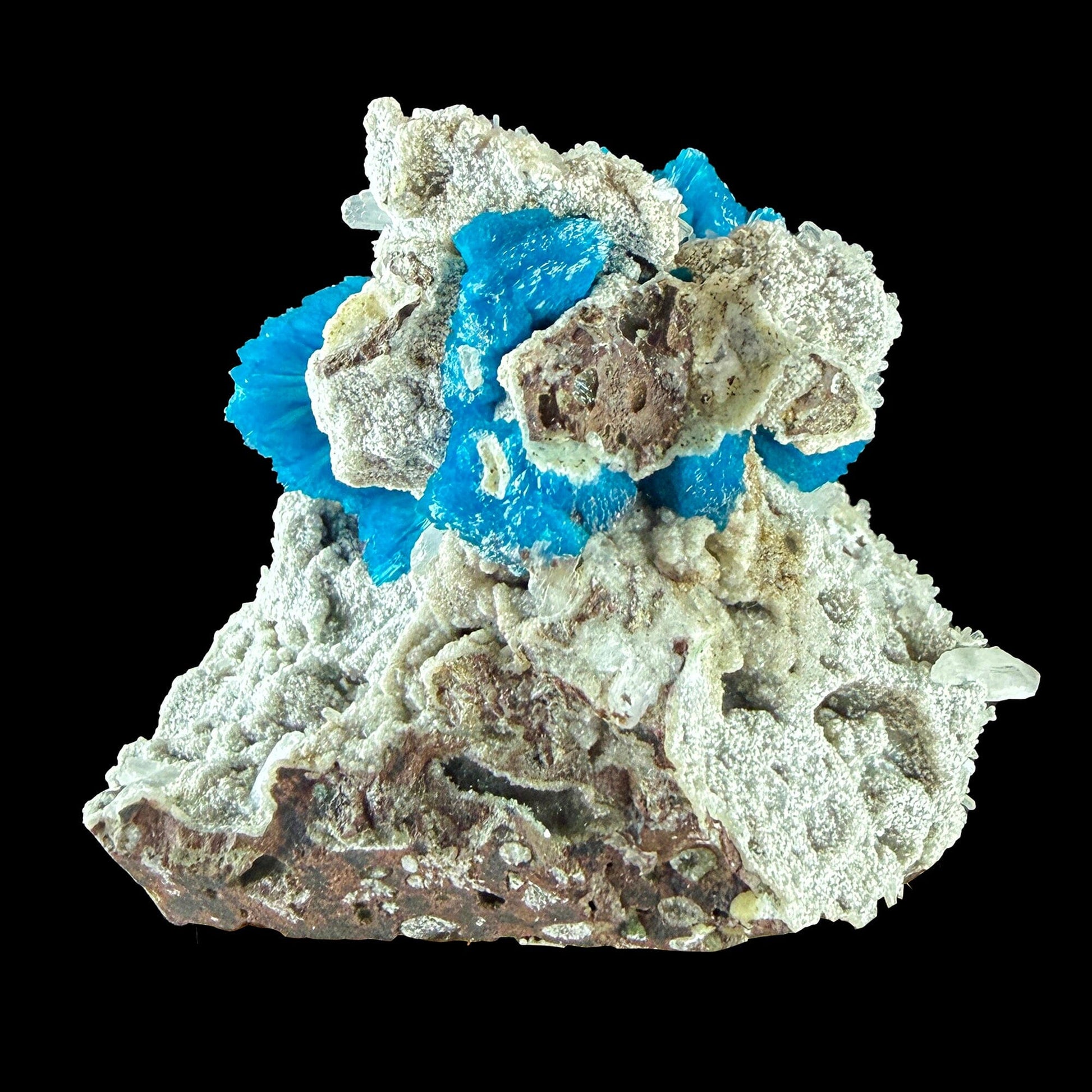 Rare Cavansite Self Standing Specimen from Wagholi Pune India # DKT10 Cavansite Superb Minerals 