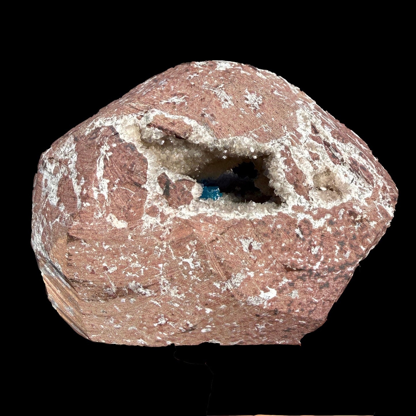 Rare Cavansite Shimmering Heulandite – Self Standing Lustrous Crystal Mineral Specimen from India | Collector Display Piece # DKT59 Cavansite Superb Minerals 