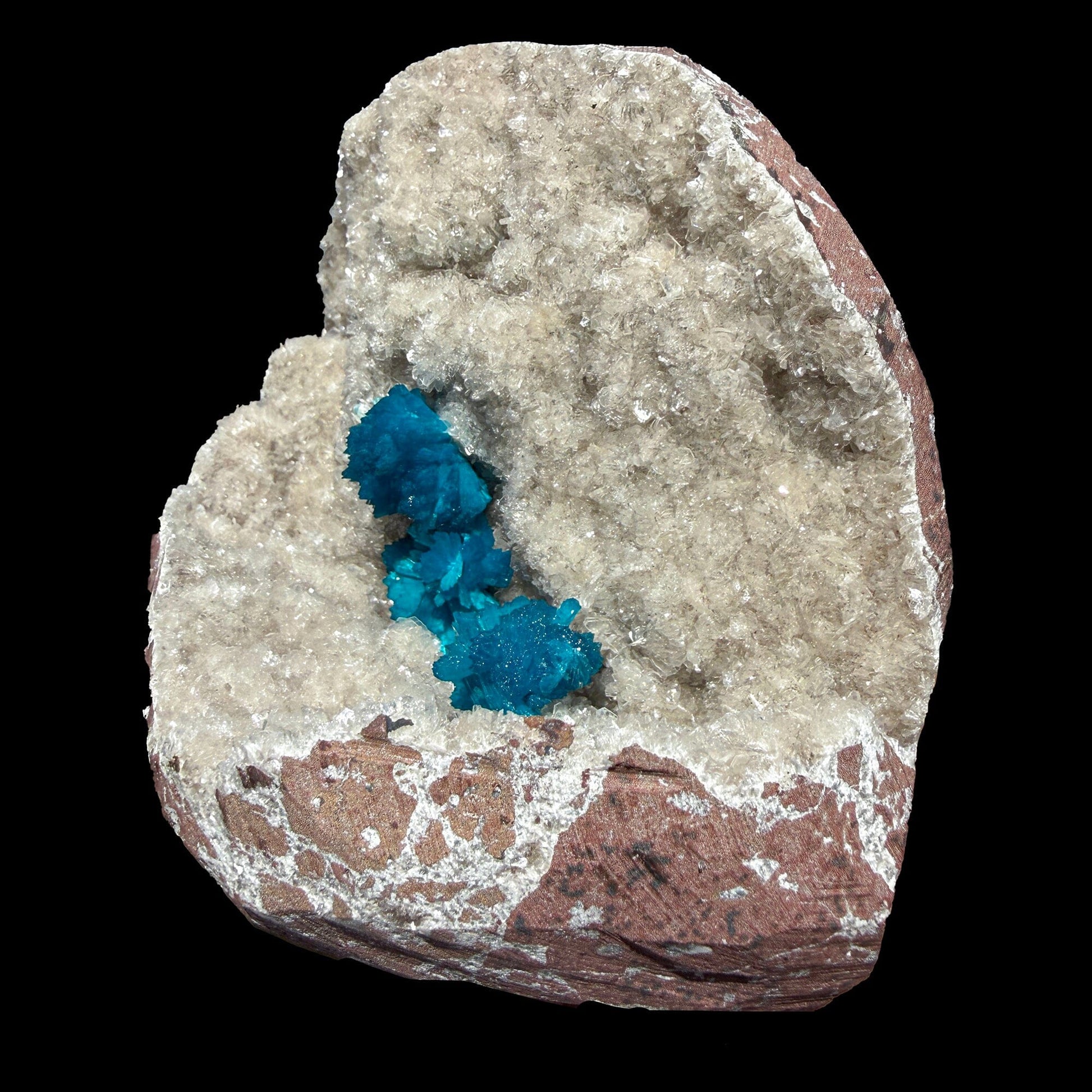 Rare Cavansite Shimmering Heulandite – Self Standing Lustrous Crystal Mineral Specimen from India | Collector Display Piece # DKT59 Cavansite Superb Minerals 
