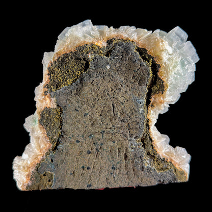 Rare Disco Ball Green Apophyllite with Stilbite & Mordenite – Self Standing Zeolite Crystal Cluster | Ahmednagar, India # DKT2 Marshy Apophyllite Superb Minerals 