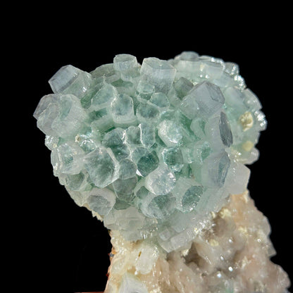 Rare Disco Ball Green Apophyllite with Stilbite & Mordenite – Self Standing Zeolite Crystal Cluster | Ahmednagar, India # DKT2 Marshy Apophyllite Superb Minerals 