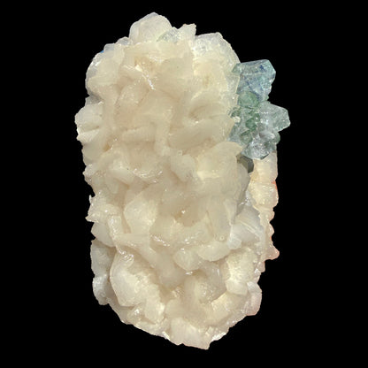 Rare Disco Ball Green Apophyllite with Stilbite – Zeolite Crystal Cluster | Ahmednagar, India # DKT70 Apophyllite Superb Minerals 