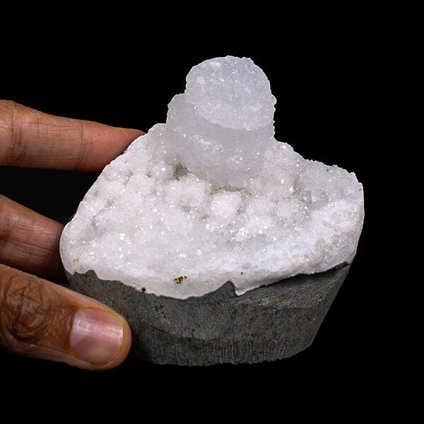 Rare Goosecreekite with MM Quartz - Self Standing Rare Indian Zeolite Crystal Specimen # B 7126 Goosecreekite Superb Minerals 