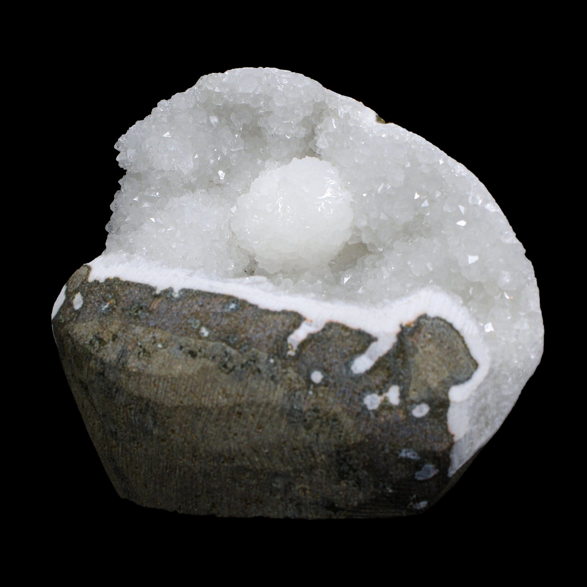 Rare Goosecreekite with MM Quartz - Self Standing Rare Indian Zeolite Crystal Specimen # B 7135 Goosecreekite Superb Minerals 