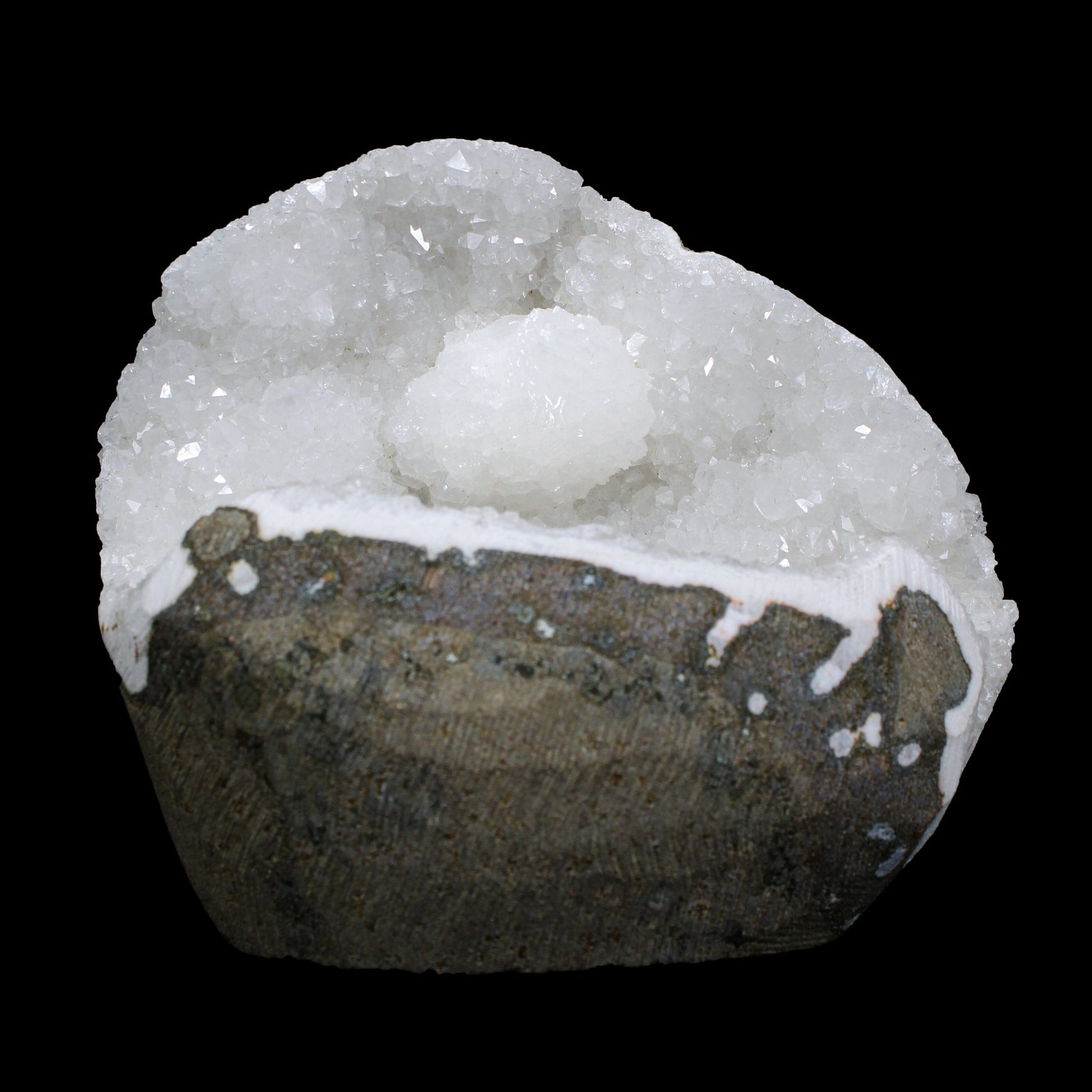 Rare Goosecreekite with MM Quartz - Self Standing Rare Indian Zeolite Crystal Specimen # B 7135 Goosecreekite Superb Minerals 