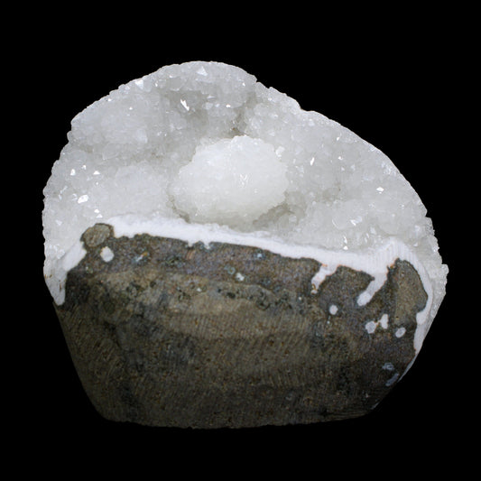Rare Goosecreekite with MM Quartz - Self Standing Rare Indian Zeolite Crystal Specimen # B 7135 Goosecreekite Superb Minerals 