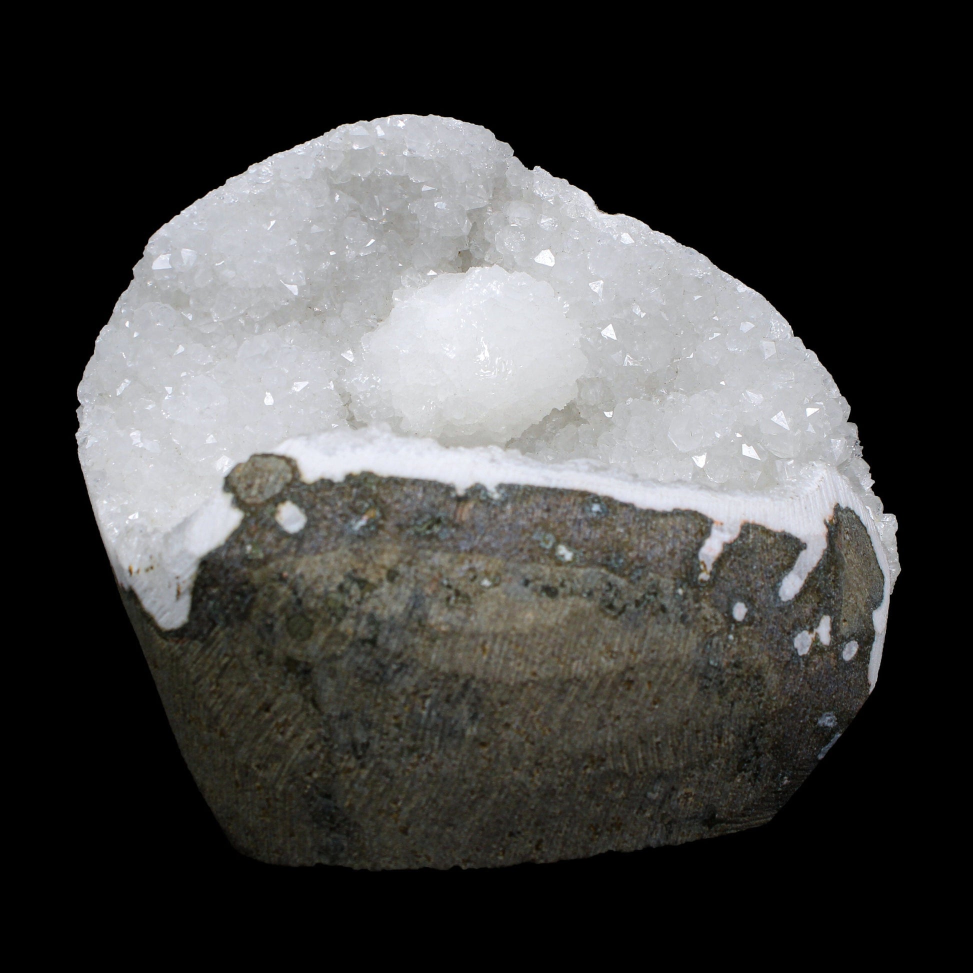 Rare Goosecreekite with MM Quartz - Self Standing Rare Indian Zeolite Crystal Specimen # B 7135 Goosecreekite Superb Minerals 