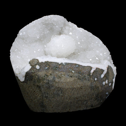 Rare Goosecreekite with MM Quartz - Self Standing Rare Indian Zeolite Crystal Specimen # B 7135 Goosecreekite Superb Minerals 