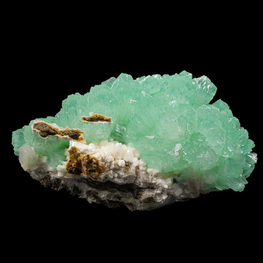 Rare Green Apophyllite with Heulandite Natural Mineral Specimen # B 6808 Apophyllite Superb Minerals 
